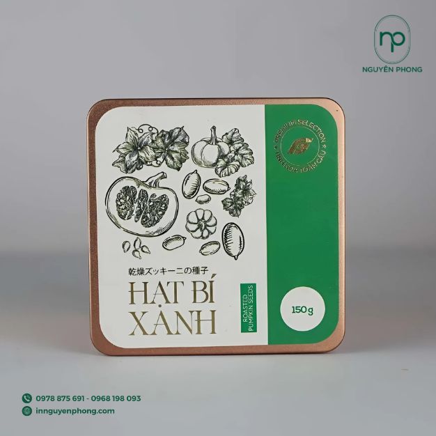 mẫu tem dán hạt bí ánh kim